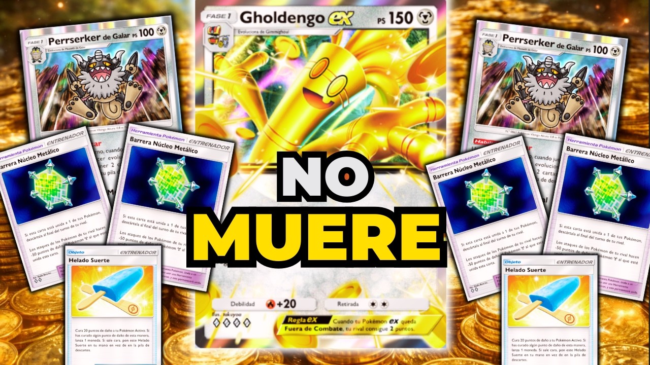 Este Mazo de Gholdengo EX Esta Totalmente ROTO y SIN RAMPEO