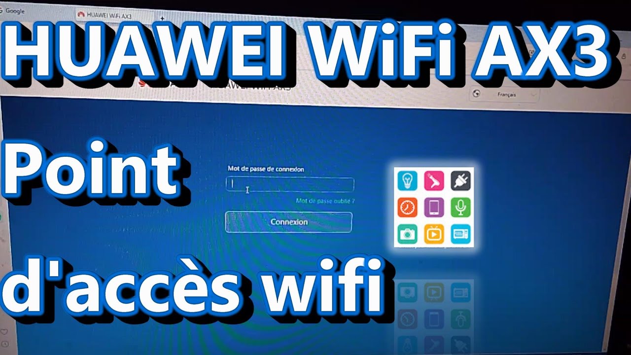 configuration HUAWEI WiFi AX3  point d'accès wifi