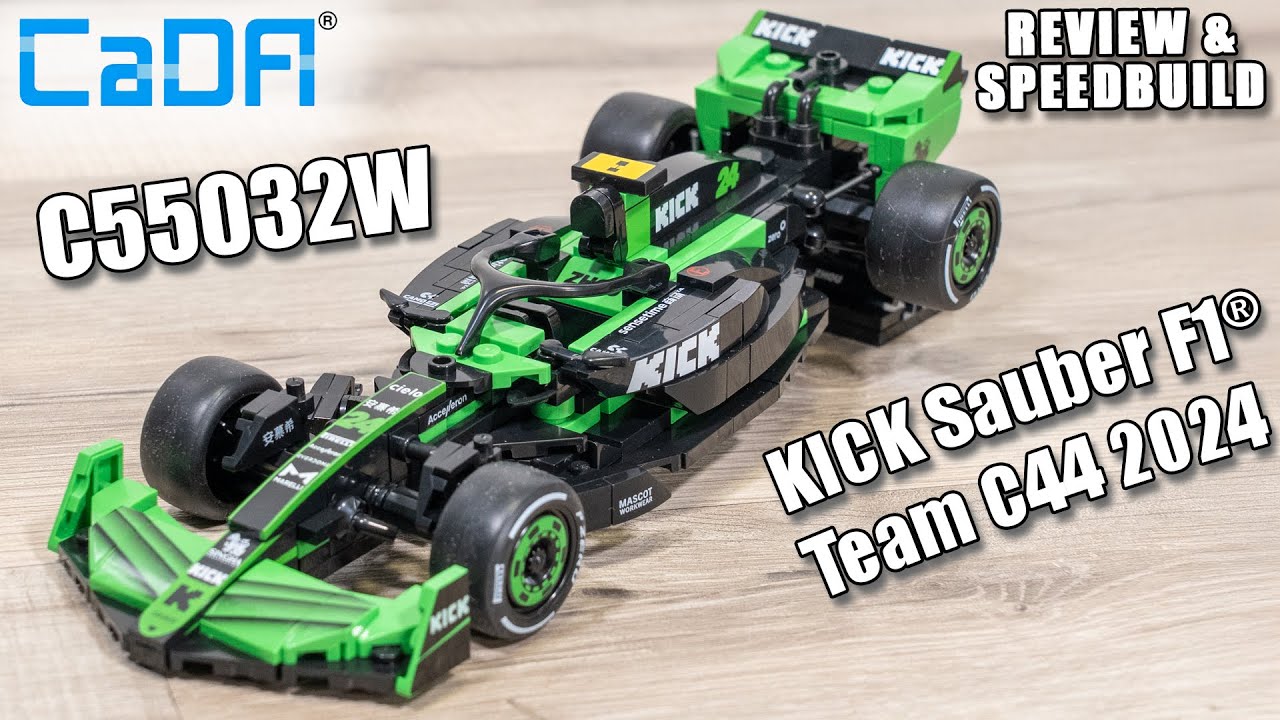 CADA 1:24 KICK Sauber F1 Team C44 2024 Review | Cada C55032W Timelapse | CaDA Showcase