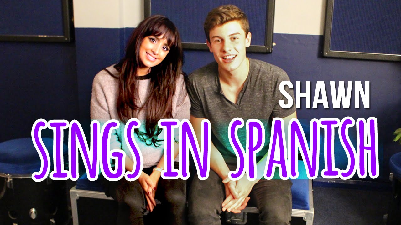 Shawn Mendes sings Fifth Harmony & Selena Gomez iN SPANISH!!!