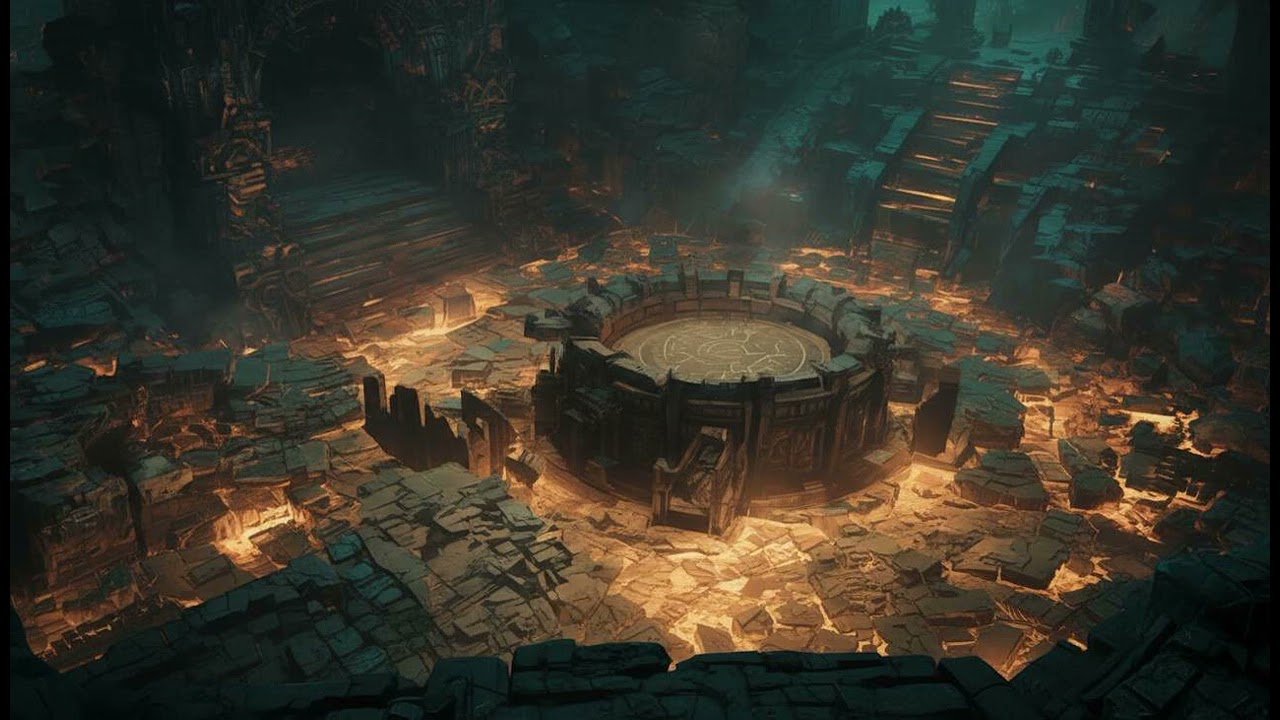 🔥 Molten Echoes Desolation | Volcanic Cave Ambience D&D Music (1 Hour)