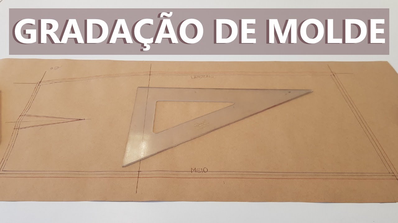 Gradação de saia: introdução à gradação de moldes