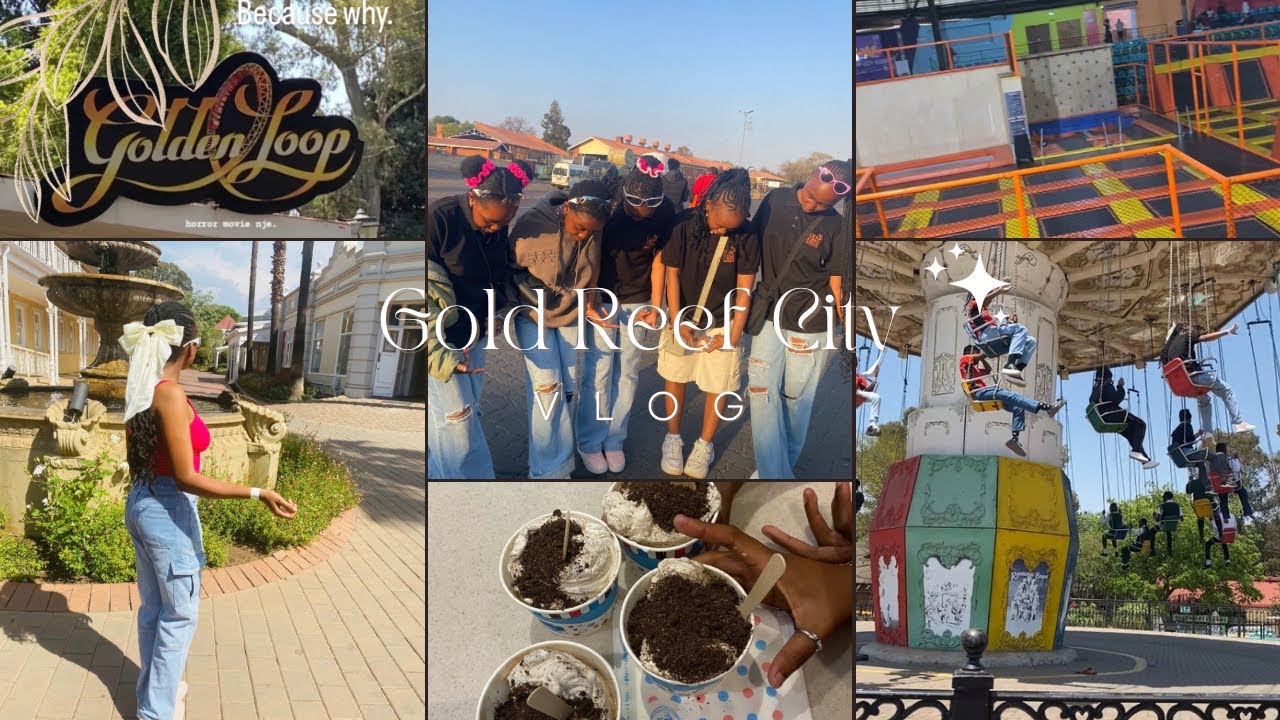 Gold Reef City vlog|school trip|fun in the bus |friends|South African YouTuber