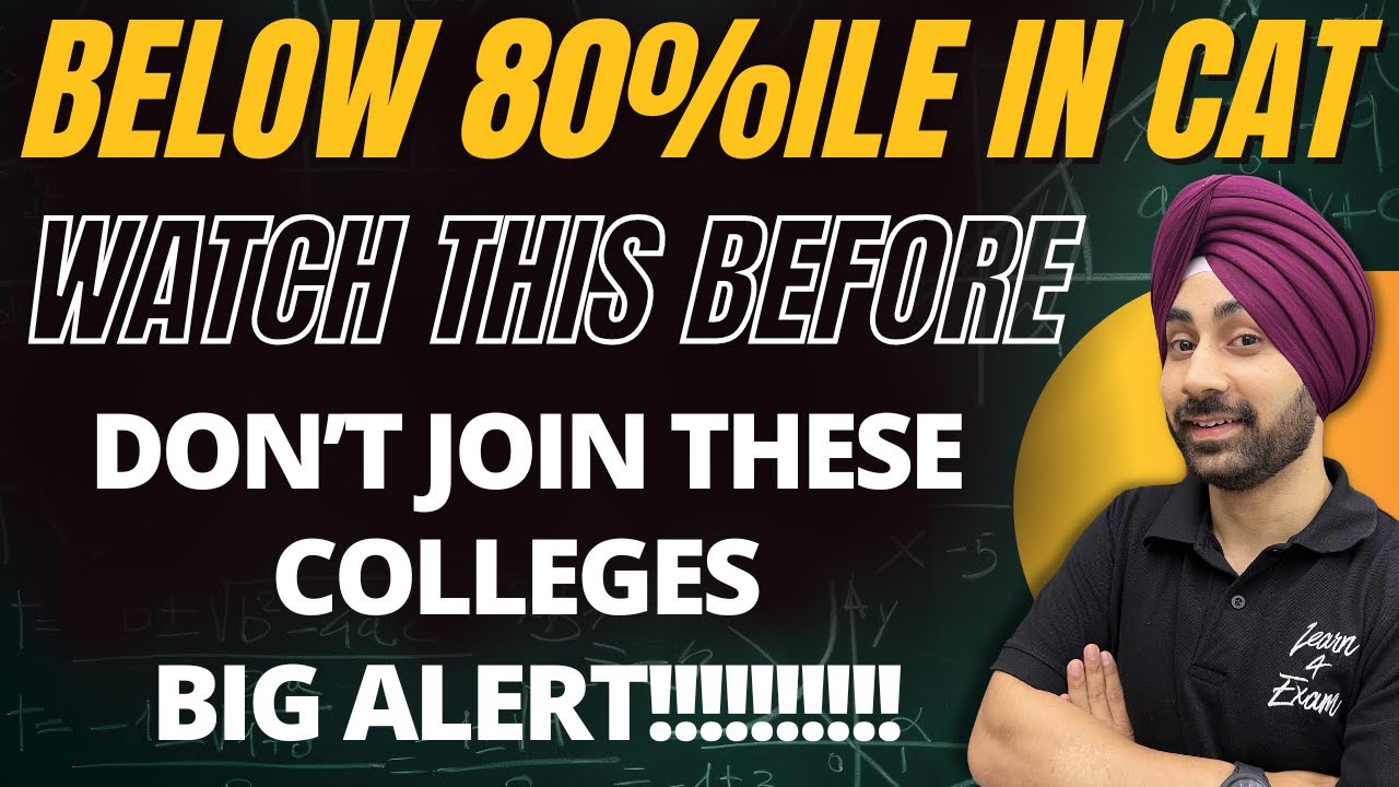 Below 80 Percentile? Don’t Join These MBA Colleges (Honest Advice)