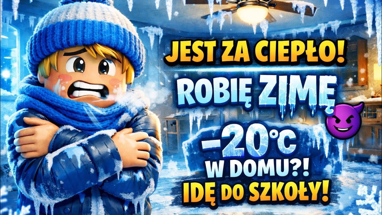 Kto normalny robi zimę w domu, żeby iść do szkoły? 😭❄️