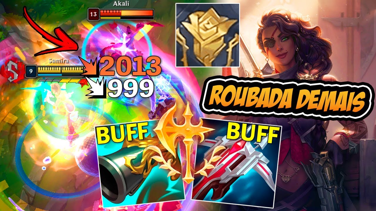SAMIRA TÁ ROUBADA DEMAIS COM ESSES NOVOS ITENS DE CRÍTICO - LEAGUE OF LEGENDS