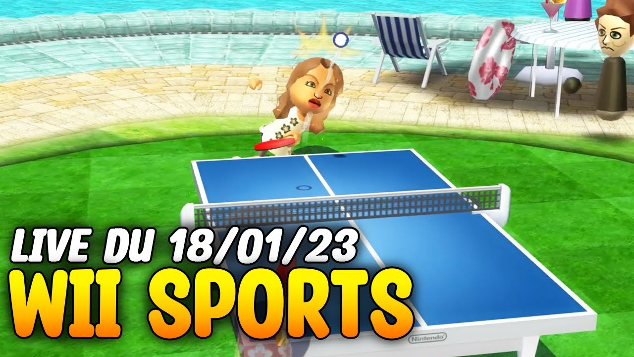 VOD ► Wii SPORTS RESORT = MEILLEUR JEU!  - Live du 18/01/2023