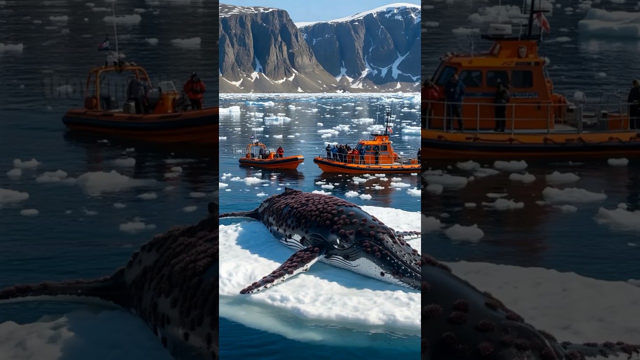Arctic Expedition Rescues Whale From Deadly Sea Urchins! #animal #rescue