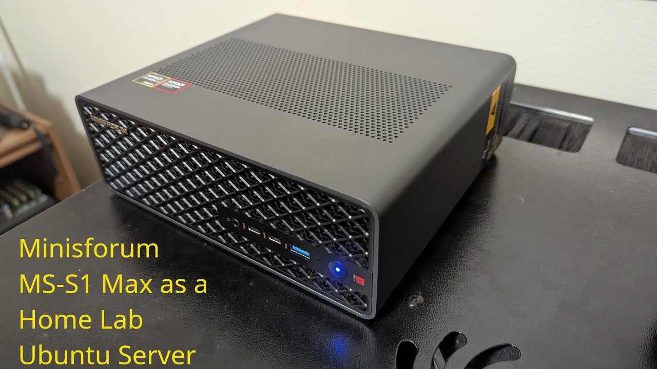 Минифорум MS S1 Max в качестве сервера Ubuntu