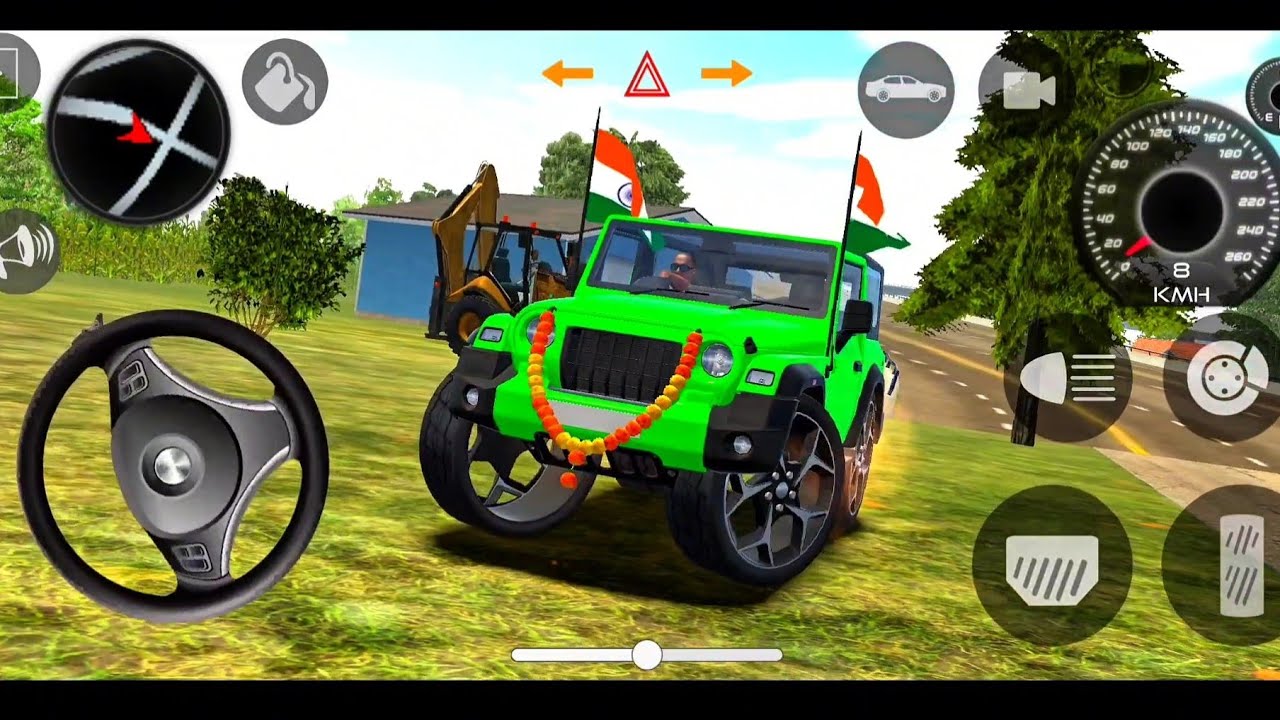Modified Mahindra Thar😈Games | Indian Red Thar | Gadi Wala Games | Diet_Teri_Ka_Raaz
