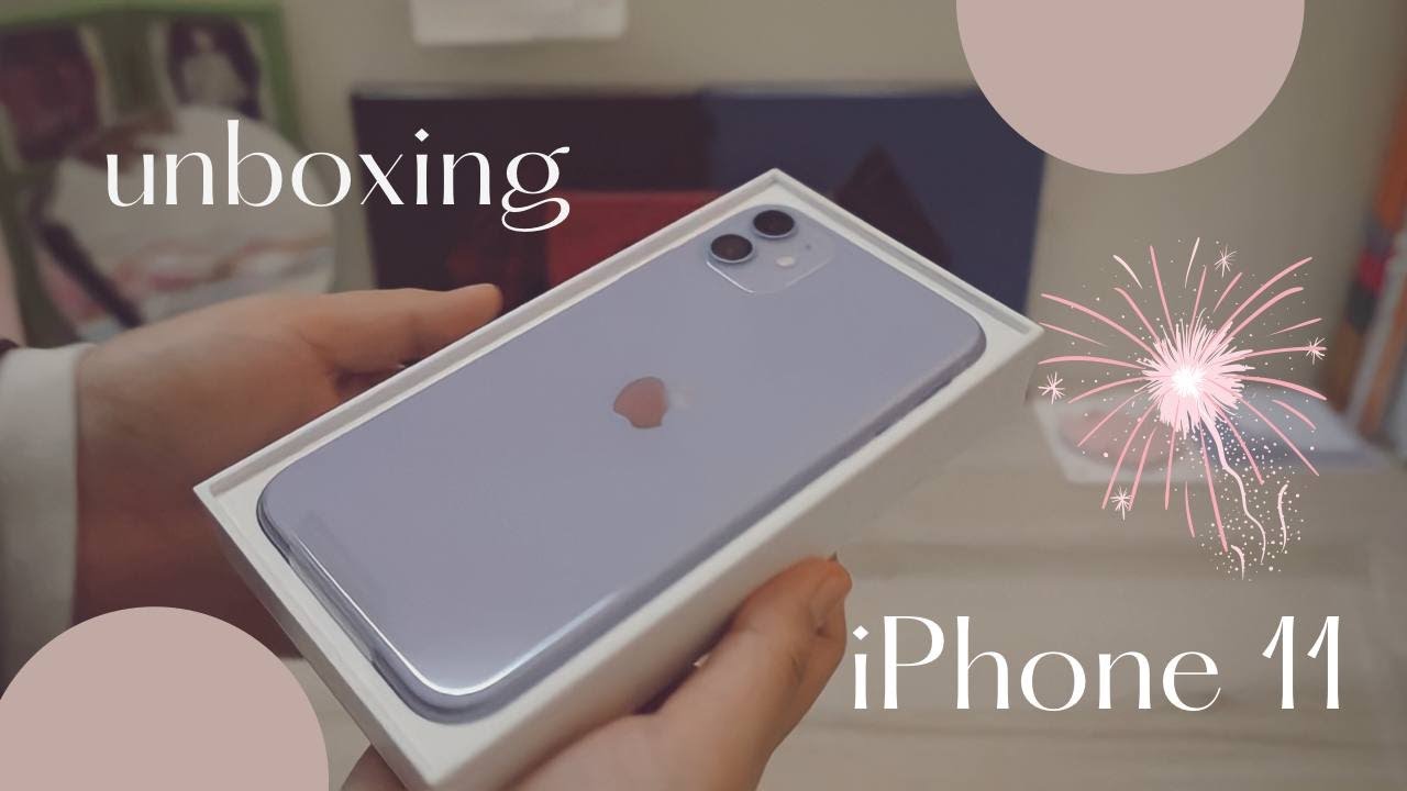 2021 iPhone 11 unboxing! 💜 [from android to ios]