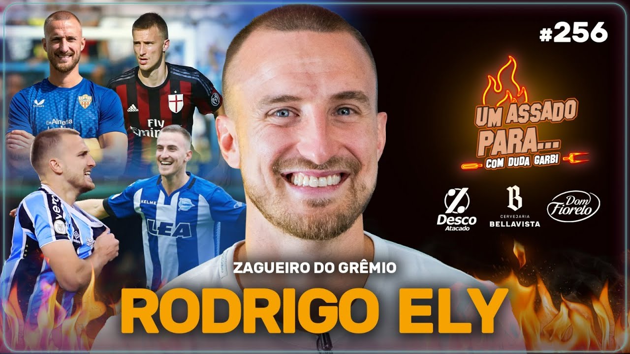 UM ASSADO PARA... RODRIGO ELY, ZAGUEIRO DO GR&Ecirc;MIO | #256