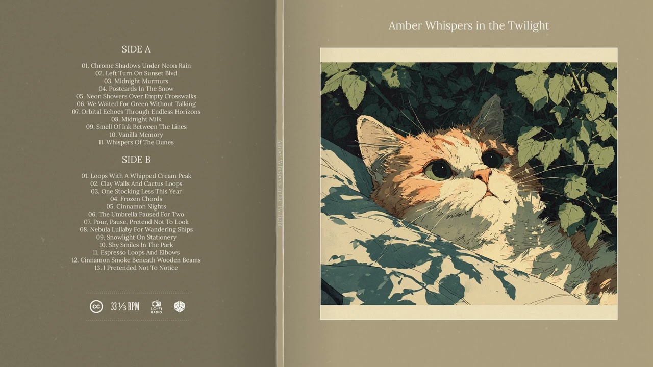 Amber Whispers in the Twilight LP | Kat Records Presents Nocturnal Echoes of Solitude (ambient cut)