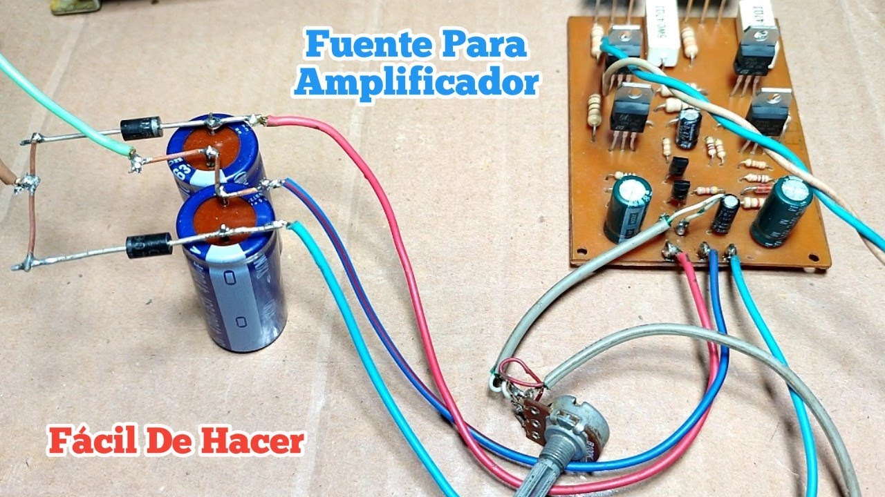 Fuente Dobladora De Tensión Solo Para Amplificador
