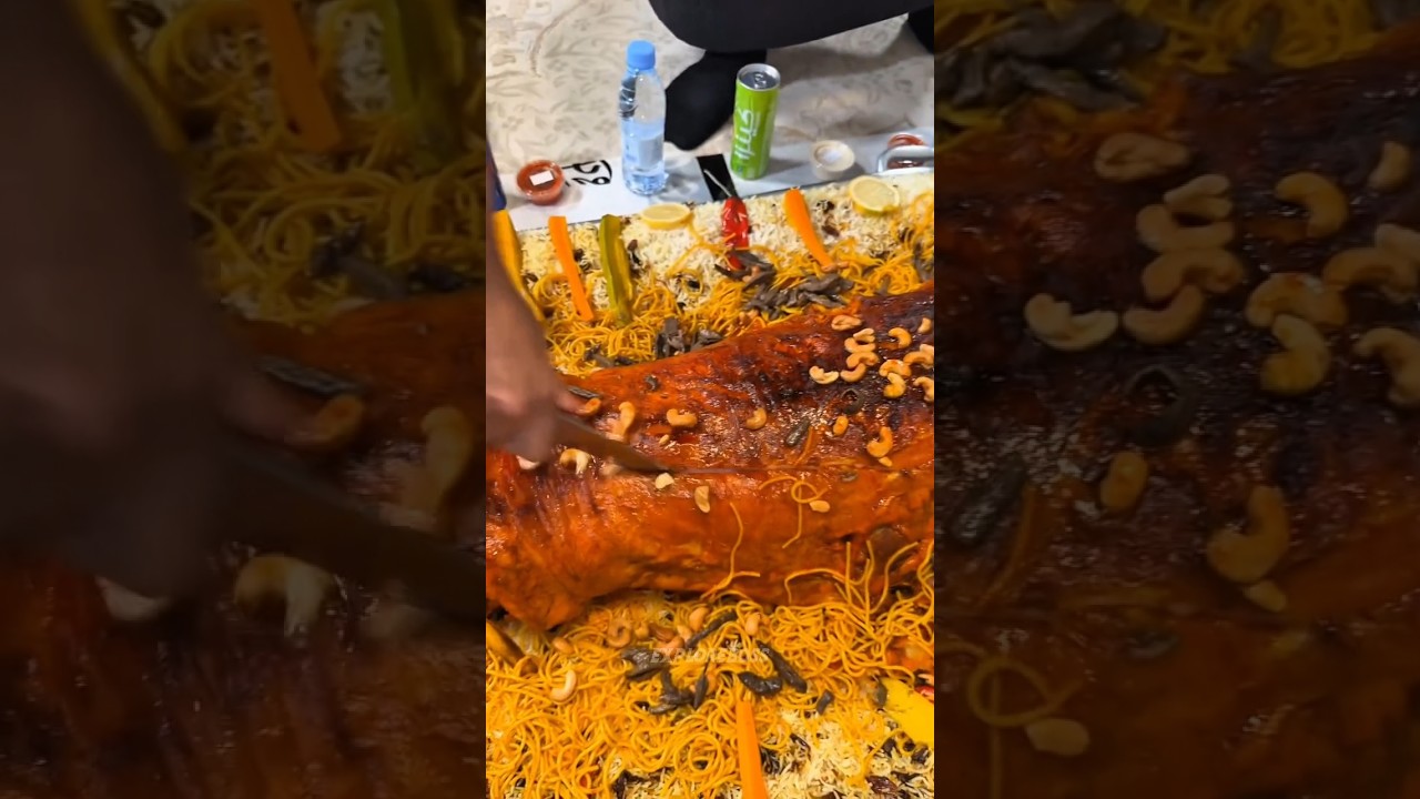 Dubai Royals Eat an Entire Camel with Just 10 People #shortsfeed