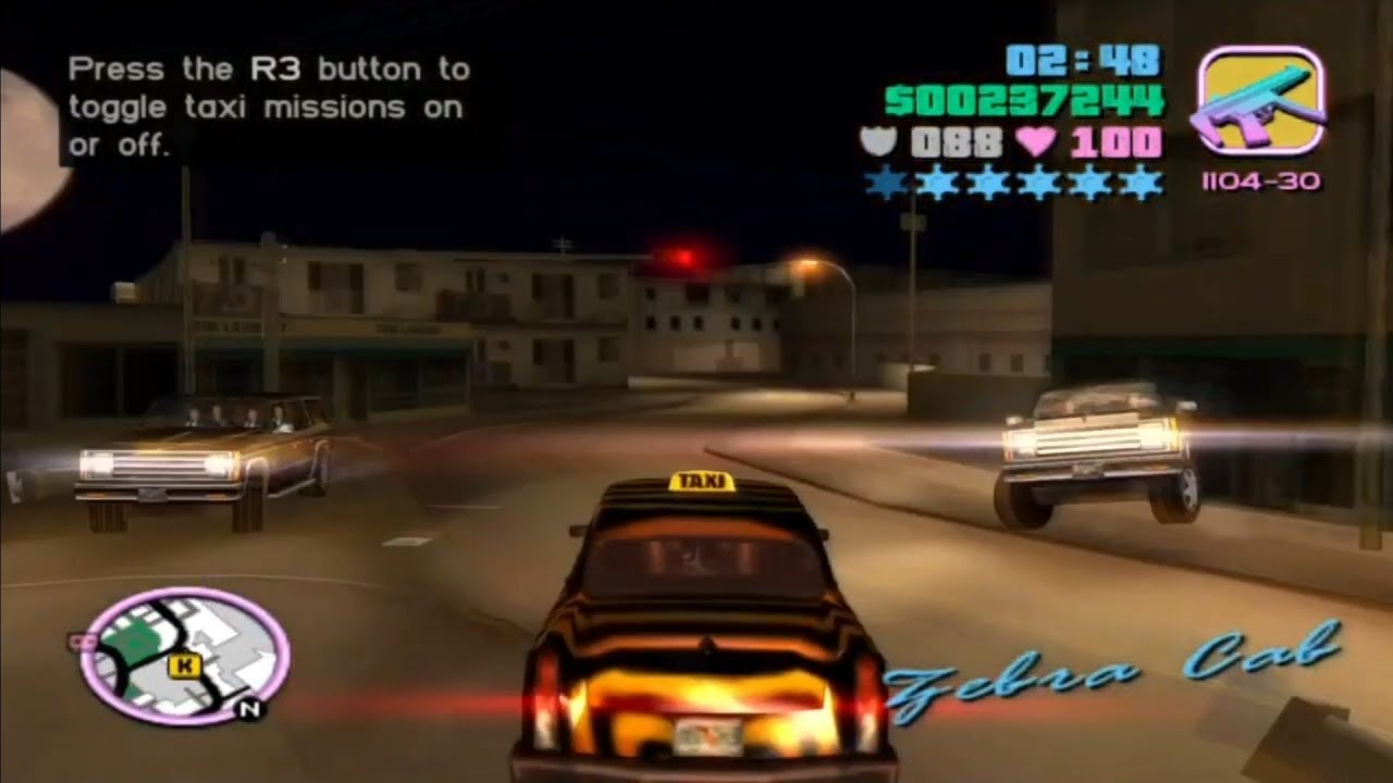 GTA Vice City: 5 star chase (Part 1)