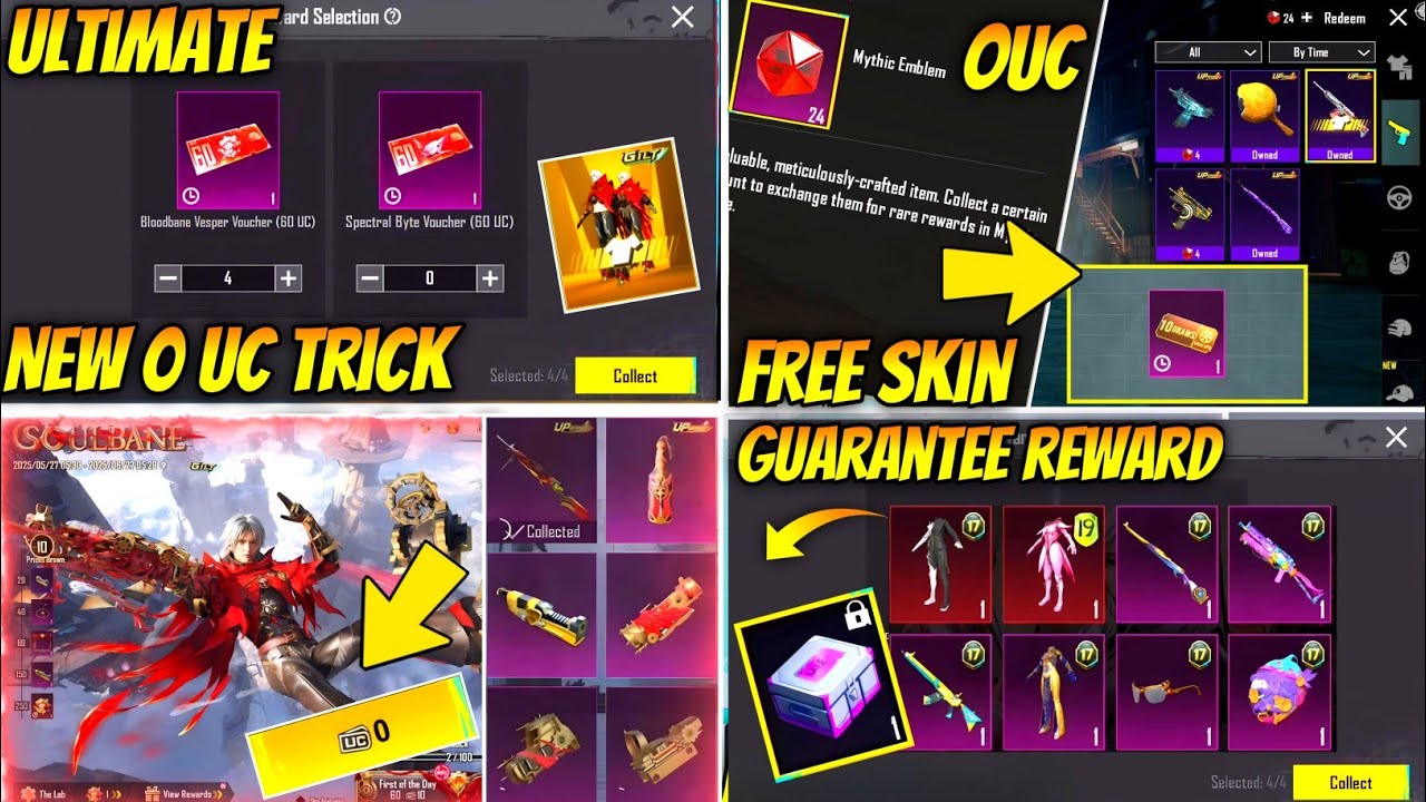 BGMI 0UC TRICK IS BACK 🤯 | BGMI A13 RP NEW CHANGE | FREE 60UC VOUCHER | BGMI MYTHIC FORGE |FREE SPIN