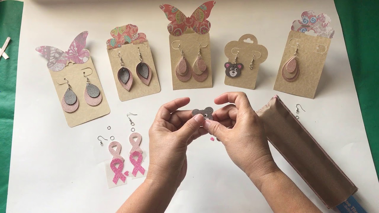 Skycut - Cortar Imitacion Cuero, Proyecto Aretes / Cut Faux Leather, Earrings Project