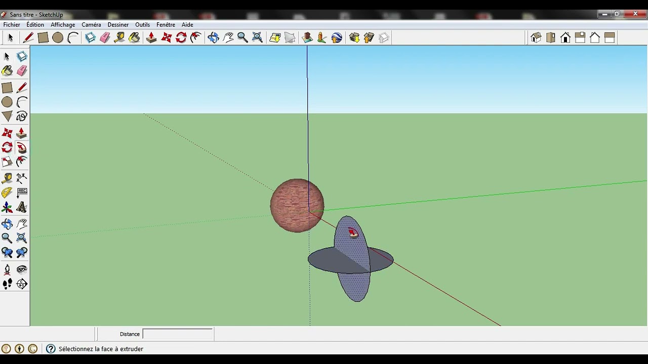 Sphère et duplication avec Google SketchUp