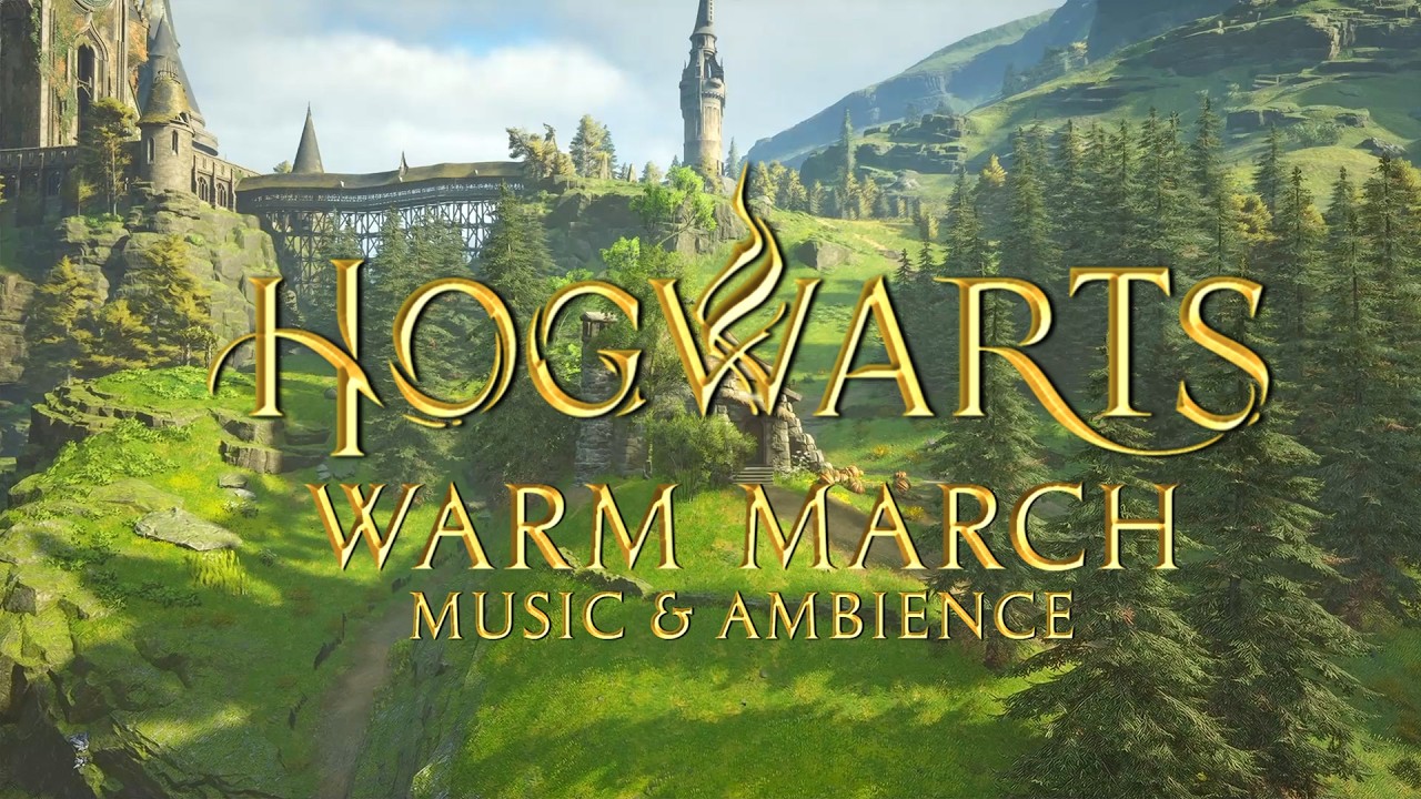 Warm March at Hogwarts - Harry Potter Music & Cozy Spring Atmosphere