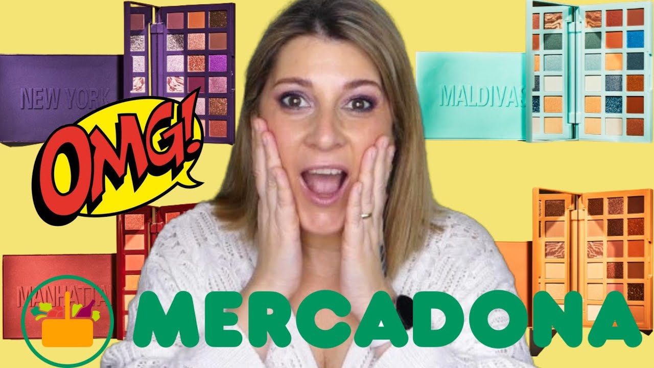 🔥NUEVAS PALETAS 🎨de sombras de MERCADONA, son diferentes o es más de lo mismo? 🤔