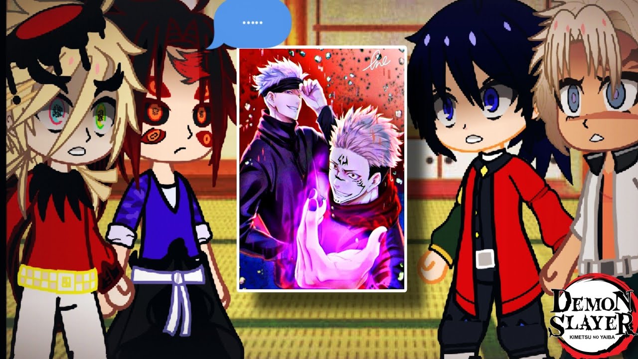 Upper Moons and Hashiras react to Gojo and Sukuna as New Hashira and Upper Moon 1/?