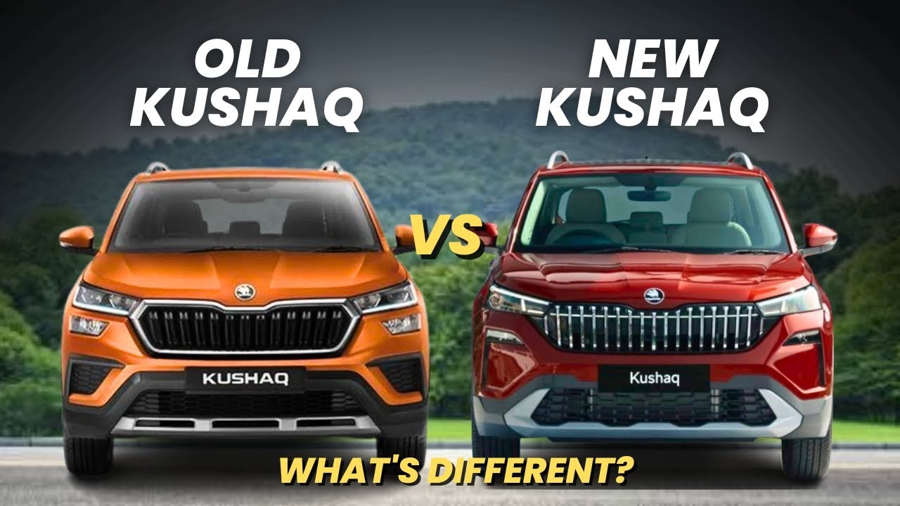 Skoda Kushaq Facelift 2026 vs Skoda Kushaq | What's Different?| skoda kushaq facelift 2026 vs seltos