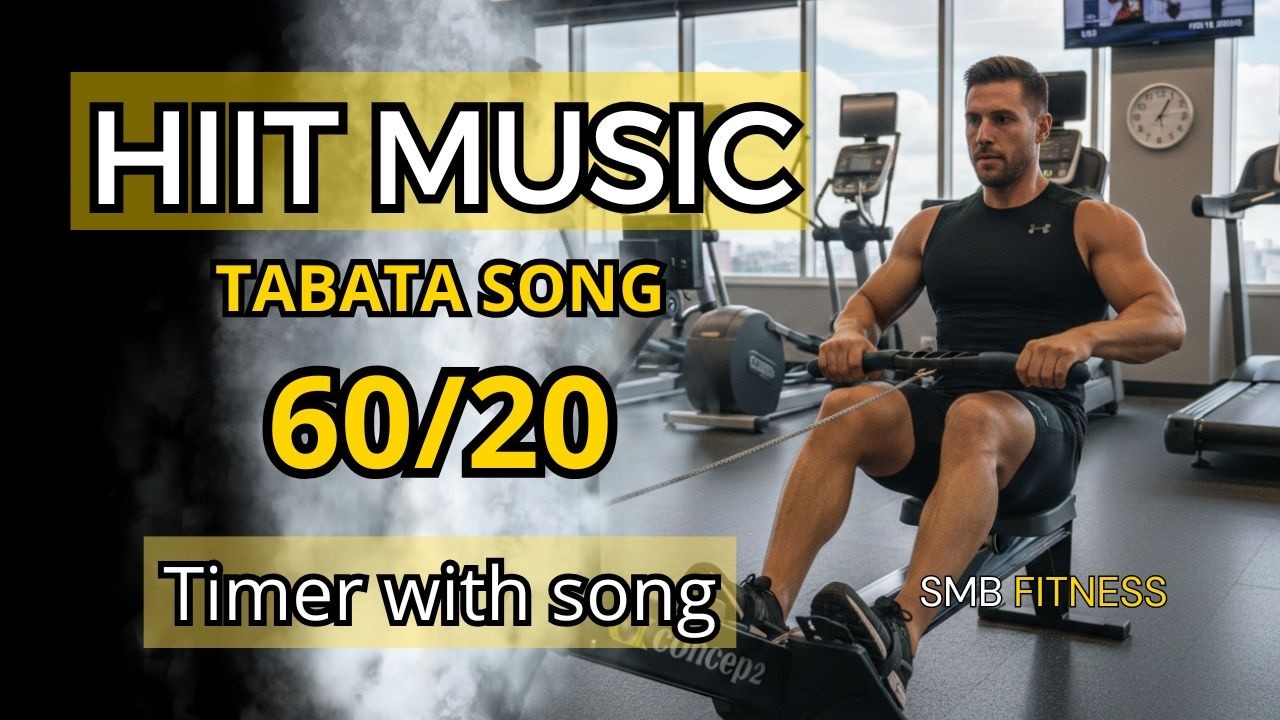 20-минутная тренировка с музыкальным таймером 60/20 | HIIT и Табата, длительные интервальные трен...