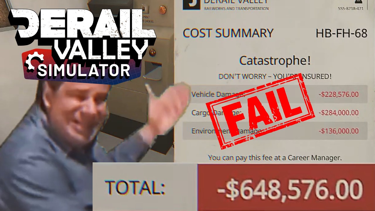 Biggest Gasoline Catastrophe -$648,576.00 // Derail Valley