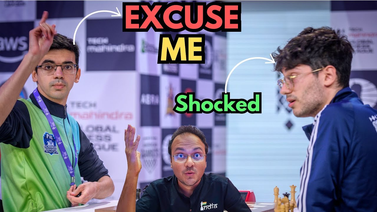 Anish Giri calls the Arbiter, Firouzja is shocked | Giri vs Firouzja | Global Chess League 2024