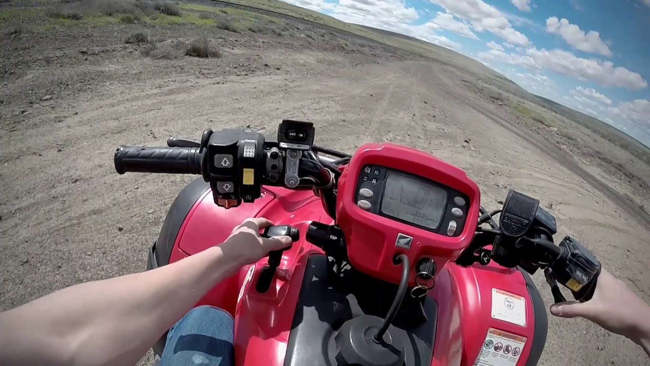 (06 Honda Foreman 500FA Top Speed Runs)