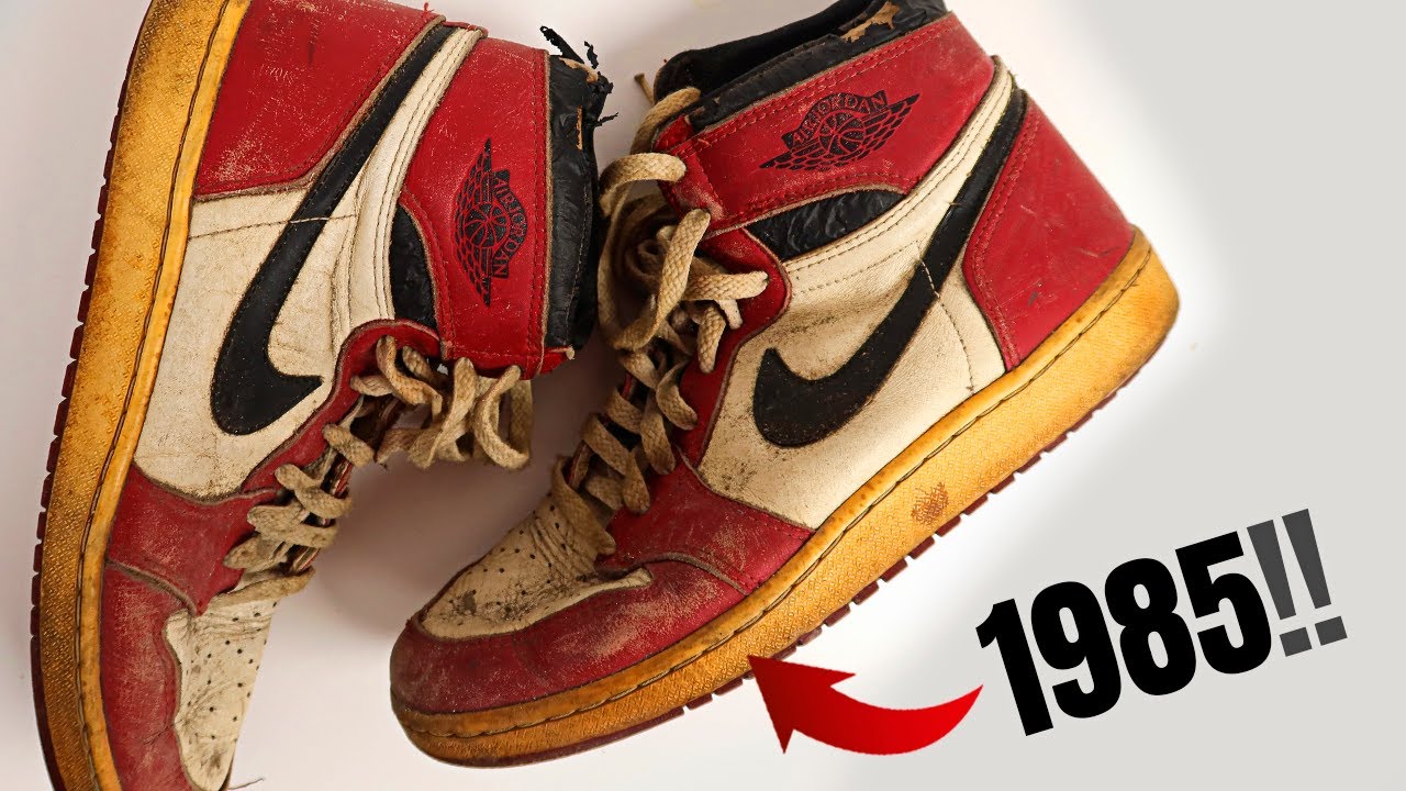 RESTAURO  SNEAKERS de 1985!!! *JORDAN 1 OG**