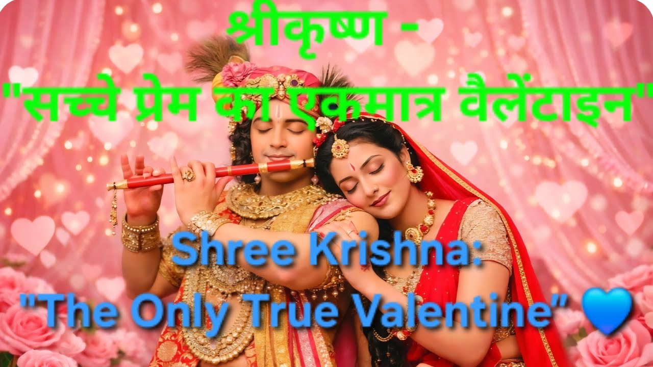 श्री कृष्ण – सच्चे प्रेम का एकमात्र वैलेंटाइन | Shree Krishna: The Only True Valentine” 💙