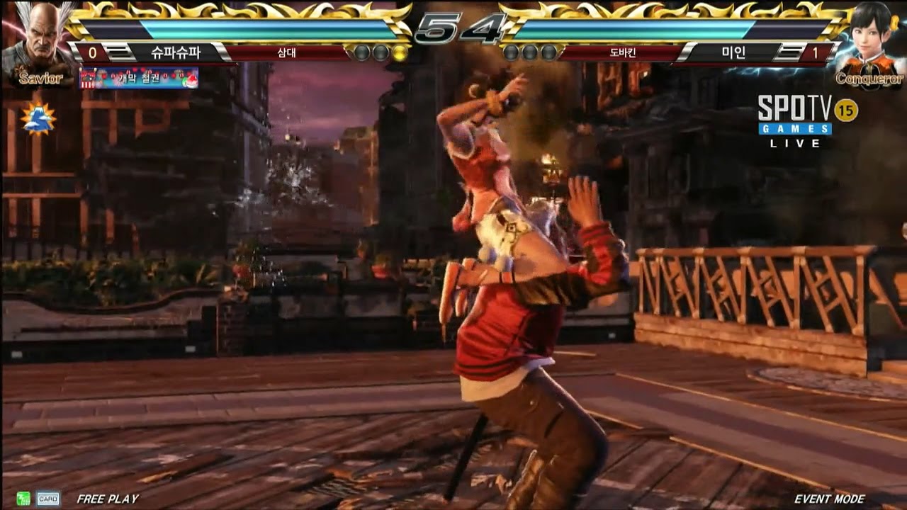 [트위치 테켄 크래쉬] 8강 B조 패자전 삼대 vs 도바킨 -EsportsTV