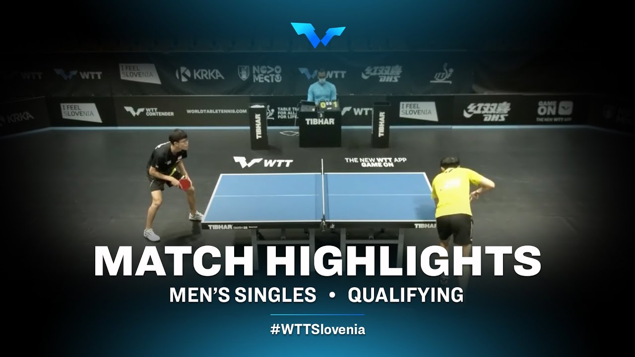 Deokhwa Choi vs Josh Shao Han Chua | WTT Contender La&scaron;ko 2021 | MS | Qual