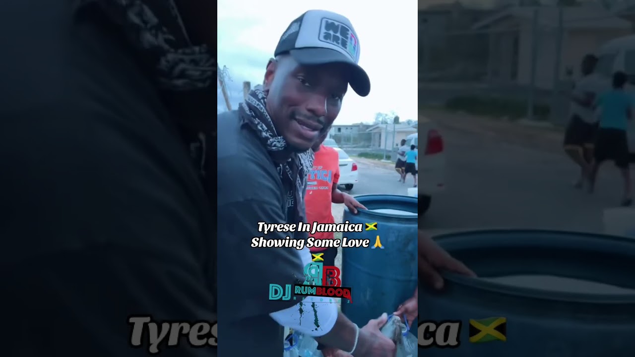 Tyrese Giving The People Them Water In Jamaica 🇯🇲 