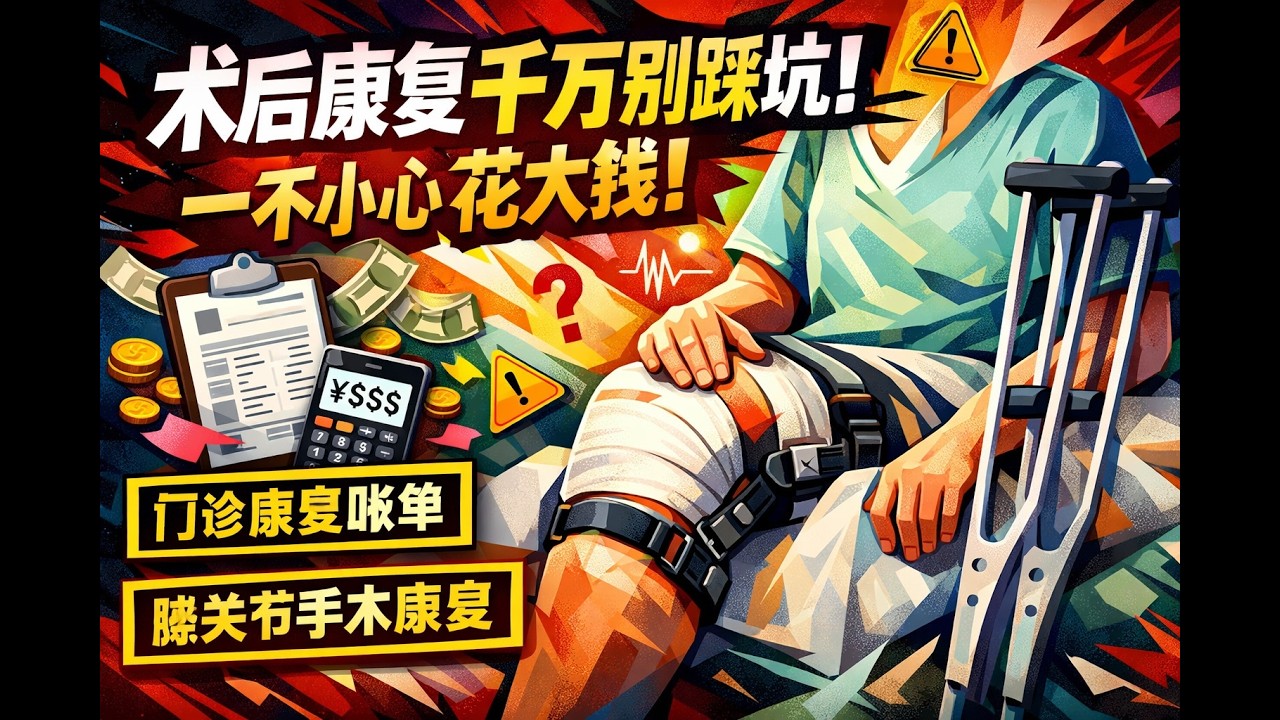 【美国术后康复真相】一场手术，两种人生！住院康复 vs 门诊康复 vs AI辅助居家康复，差距竟高达$31,000？！