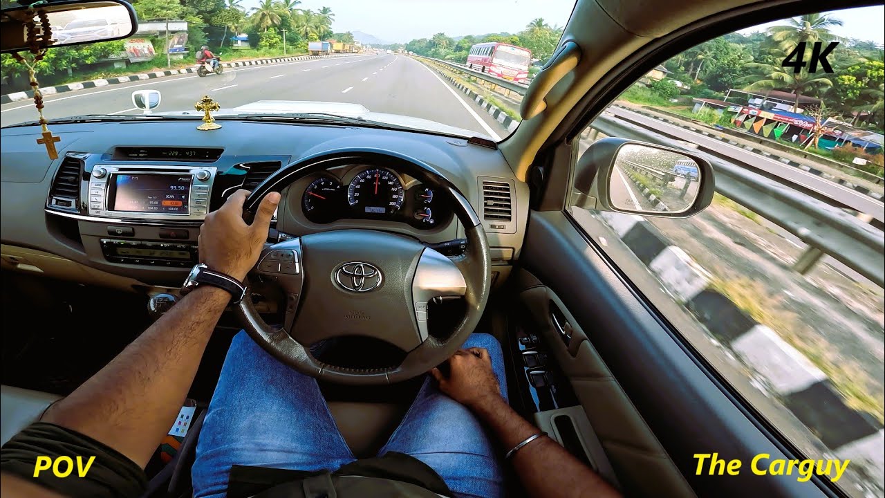 Toyota Fortuner 4x4 POV Driving | HIGHWAY | 2013 Model | 3.0 L D4D | 4K | The Carguy | ASMR | #15 |