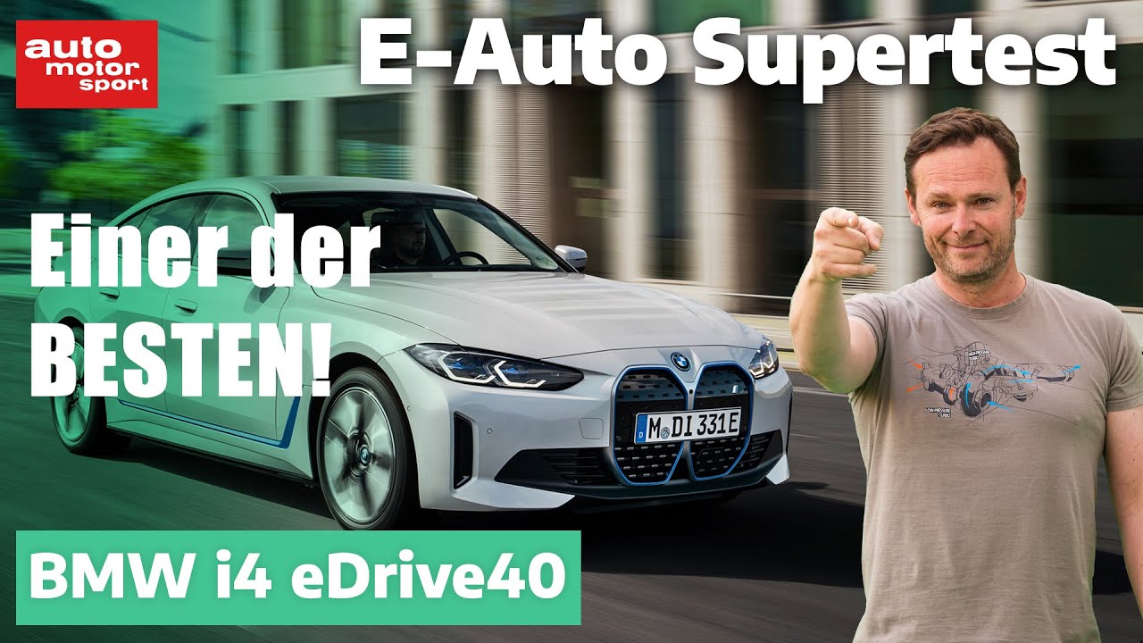 BMW i4 eDrive40: Bayer entthront das E-Auto-Establishment! - E-Auto Supertest | auto motor und sport