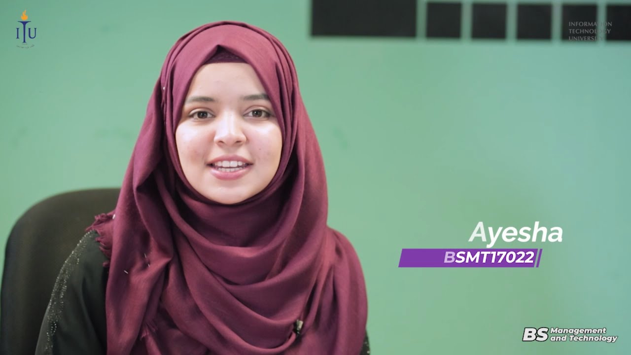 Ayesha SocialBu Testimonial 2022- ITU Student Diaries- Life at ITU