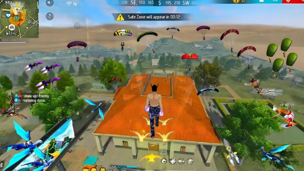 32 skills 💪🏻 M590 + AC80 🔥 99% Headshot Rate ⚡ Solo Vs Squad Full Gameplay FreeFire 