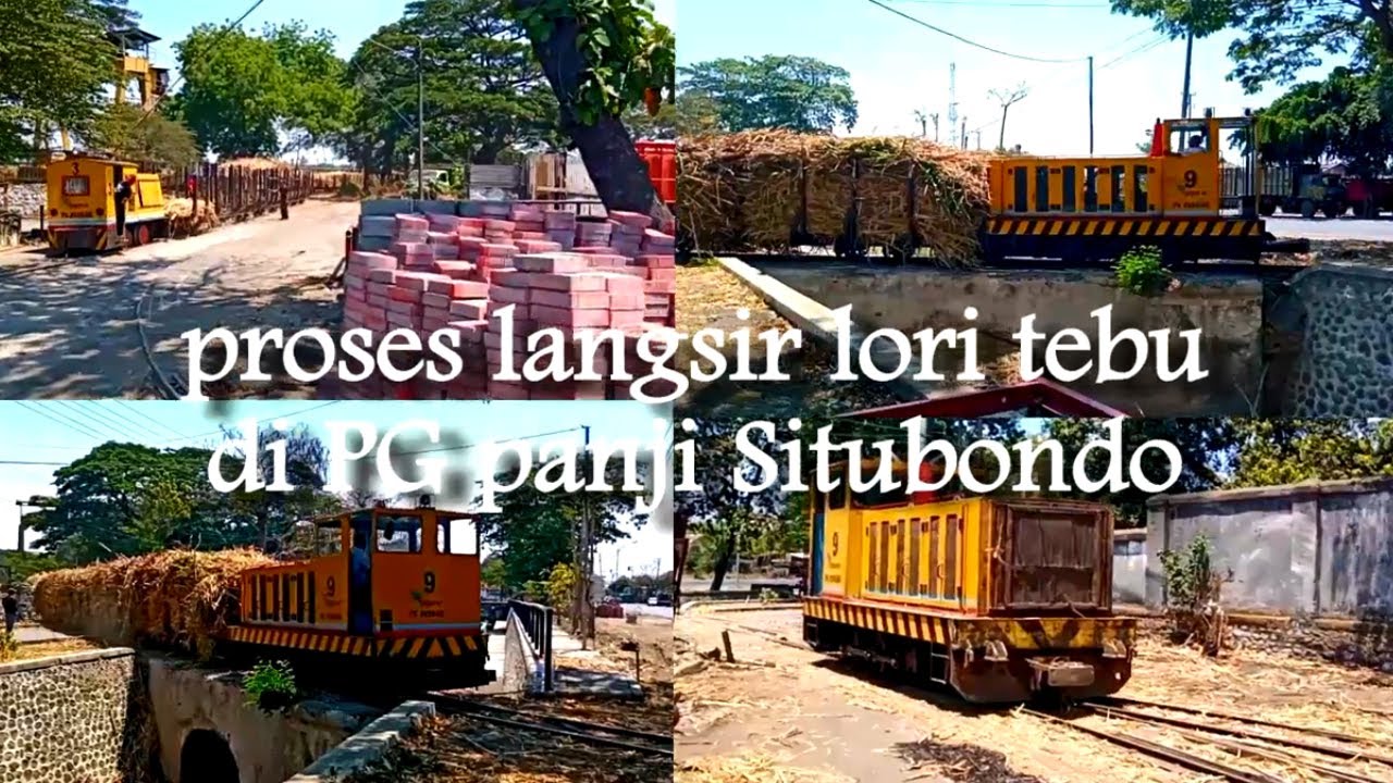 Proses langsir lori tebu di pg panji situbondo
