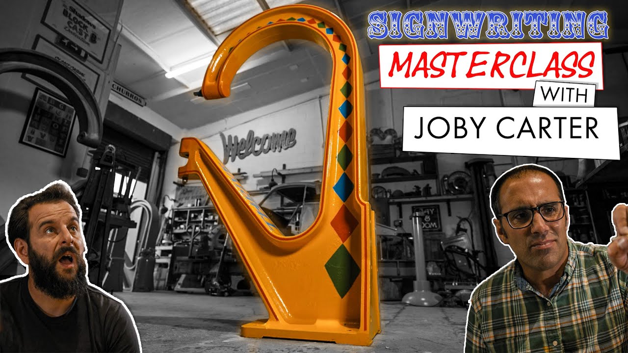 Signwriting Masterclass with Joby Carter! | Painting The Ranalah