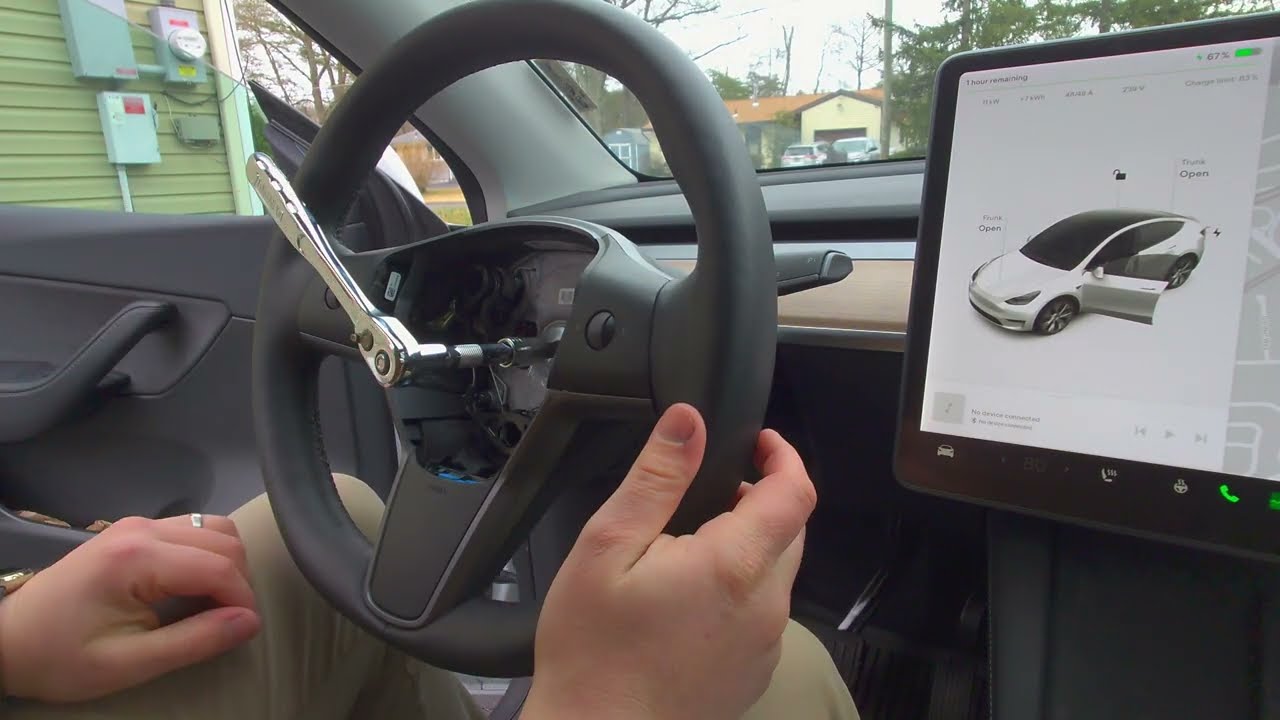 Tesla Model Y Steering Wheel to Yoke Swap 2020-2022 (10 easy steps!)