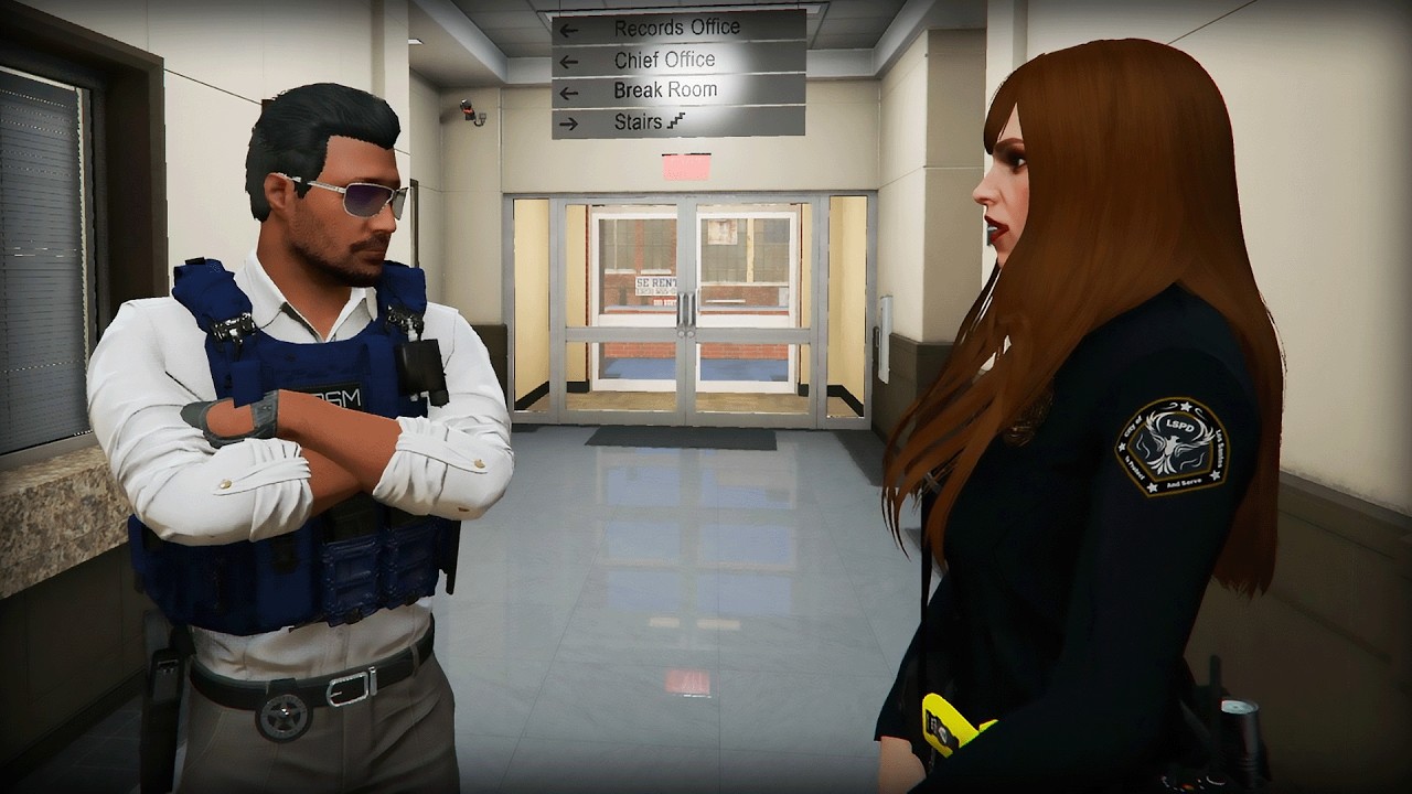 Brian Talks With Ruby About Being the Same Rank as Eryn! | NoPixel RP | GTA RP