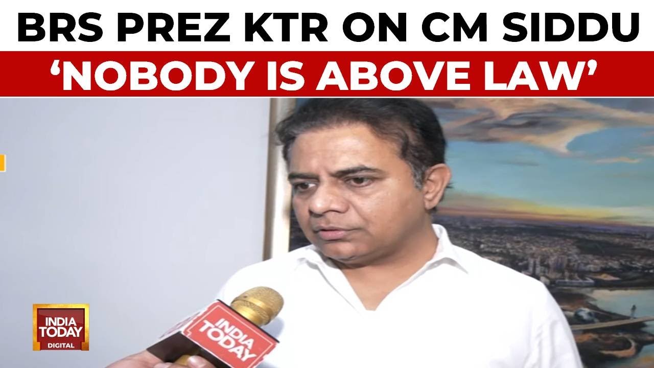 BRS Working President KTR Reacts To Prosecution Against CM Siddaramaiah Over Alleged Muda Scam