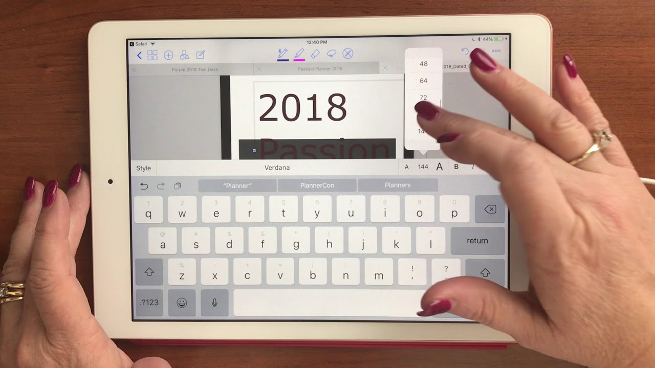 Digital Planning - Using the Passion Planner in Good Notes