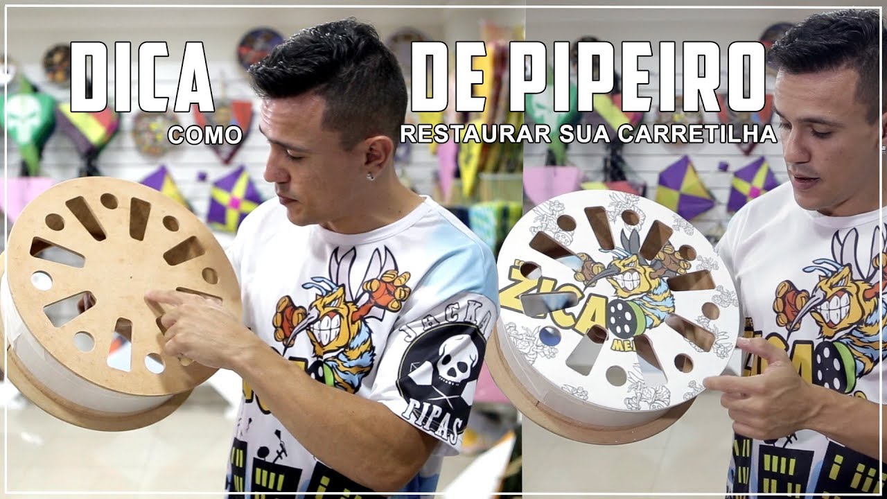 Dica de Pipeiro - Carretilha Personalizada ou como Restaurar sua Carretilha