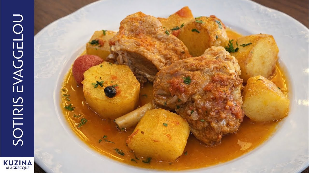 Κατσικάκι κοκκινιστό με πατάτες | Sotiris Evaggelou 