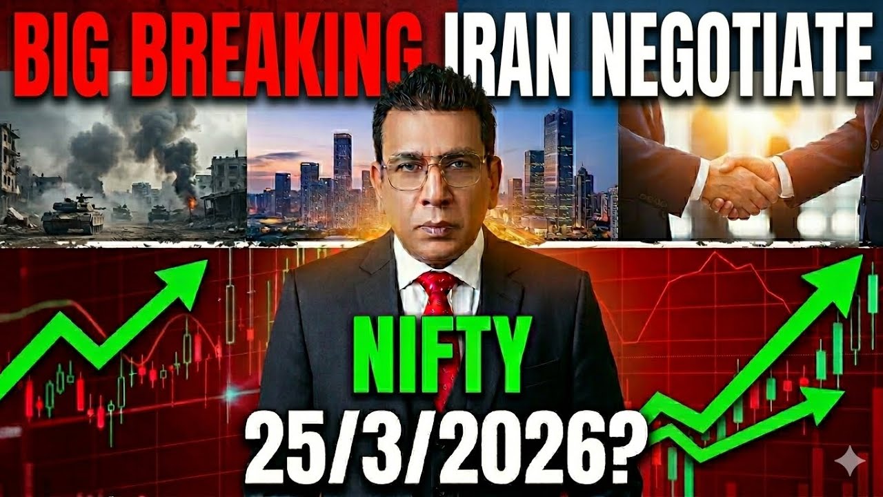 nifty prediction for tomorrow & bank nifty analysis for wednesday 25/3/2026